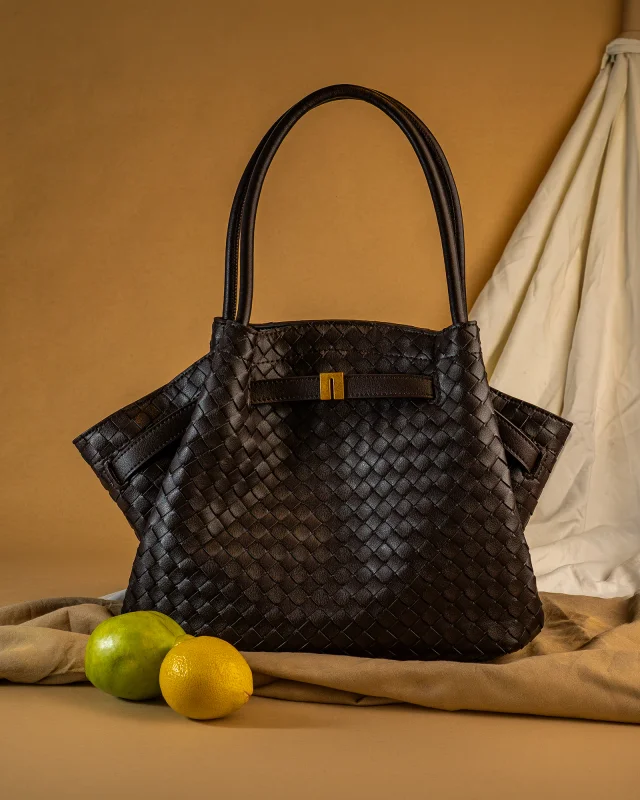 Cartera Intreccio Caffè